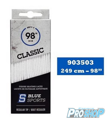 Lacets Figure CLASSIC ou Texstyle 601 blanc