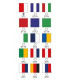 Médaille Patineuse P.B. acrylic MDAS0050M14A 0.7cm
