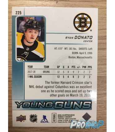 Carte Upper Deck Young Guns R. Donato