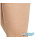 Collants avec pieds M911A strass CARAMEL, adulte