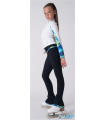 Ensemble Thuono 2-pièces, White & Black performance-Wild bleu