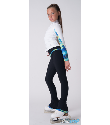 Ensemble Thuono 2-pièces, White & Black performance-Wild bleu