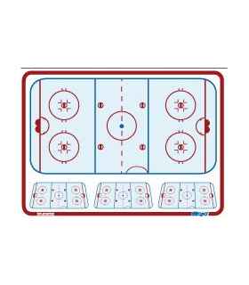 Tableau coach souple 81 x 122 cm de hockey Topo