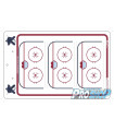 Tableau coach Delux GARDIEN 40 x 25cm hockey TOPO