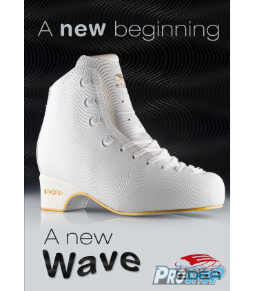 Patins Edea Wave ivoire avec Lames Balancé, adulte