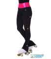 Legging  Sagester 450 noir/rose SW, S