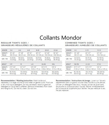 copy of Collants avec pieds Mondor 926Y Strass Lustrés, enfant