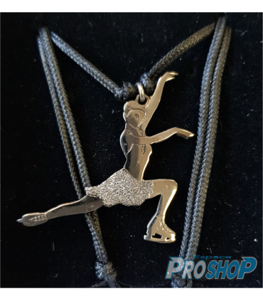 PENDENTIF Argent 925 PATINEUSE J009 avec CORDON