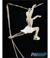 PENDENTIF Argent 925 PATINEUSE J005 avec chaine