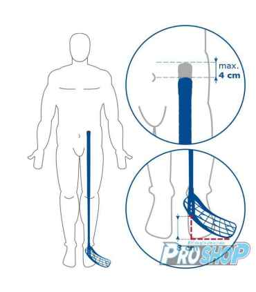 Crosse Floorball OXDOG Shift 32 OR, droite