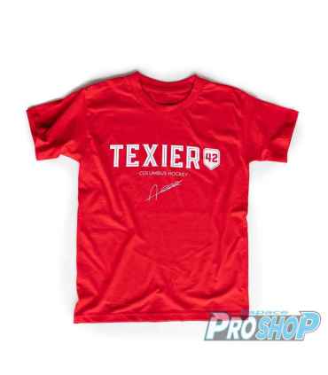 Tee-shirt signature A.TEXIER rouge enfant