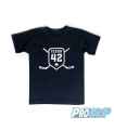 Tee-shirt crosses A.TEXIER bleu navy enfant