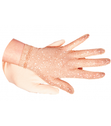 Gants Jerry's 1121 Glitter Mesh Gloves - Beige or