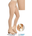 Collants couvre patin M912A strass CARAMEL, adulte