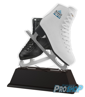 Trophée P.B. acrylic 2 Patins FA200M25, 4 tailles