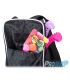 Sac EDEA Jacquard NOIR à patins