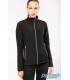 Veste de patinage en polaire chaud avec patineuse au dos en strass