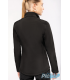 Veste de patinage en polaire chaud avec patineuse au dos en strass