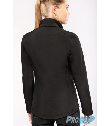 Veste de patinage en polaire chaud avec patineuse au dos en strass