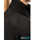Veste de patinage en polaire chaud avec patineuse au dos en strass