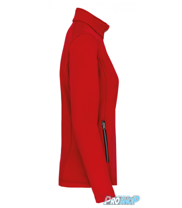 Veste de patinage en polaire chaud avec patineuse au dos en strass