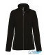 Veste de patinage en polaire chaud avec patineuse au dos en strass