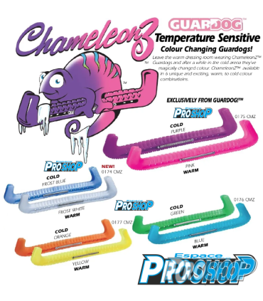 Protège lames DELUX N°1 CAMELEON, paire