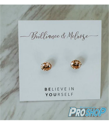 Boucles d'oreilles classiques clous, Brilliance & Melrose