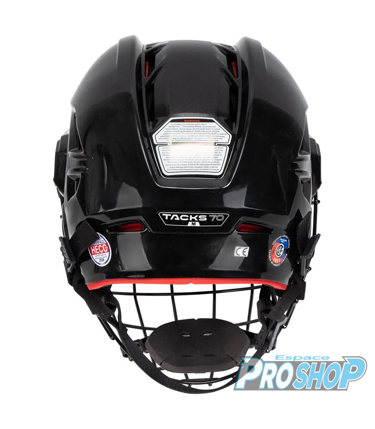 Combo casque + grille CCM TACKS 70 senior
