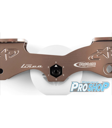 Axe + écrou + rondelle milieu M6 pour platine Roll Line Linea