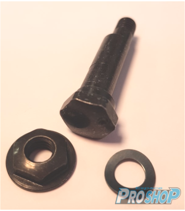 Axe + écrou + rondelle milieu M6 pour platine Roll Line Linea