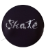 Veste DUE D2005 noir avec strasse Skate