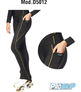 Legging DUE D5012 noir/bleu, adulte