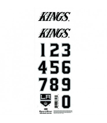 Autocollants logo NHL + Numéros pour Casques Sportstar