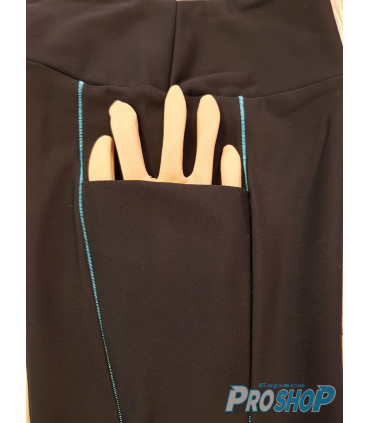 Legging DUE D5012 noir/bleu, adulte