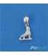 Pendentif patin micro 2910A, argent