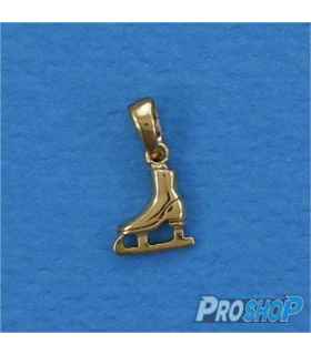 Pendentif patin micro 2910P, plaqué or