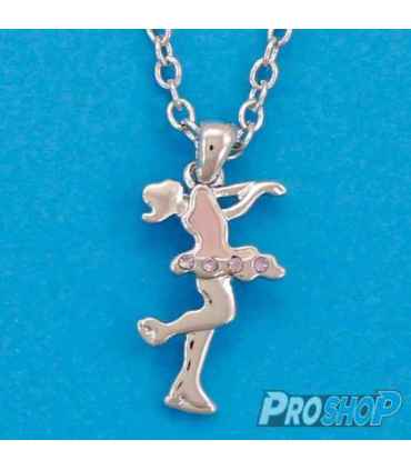 Collier Patineuse cambrée avec chaine 7958