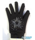 Gants IM THERMIQUE 9018 noir strass, adulte.