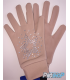 Gants IM THERMIQUE 9018 chair avec strass, enfant