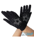 Gants IM THERMIQUE 9018 noir strass, adulte.