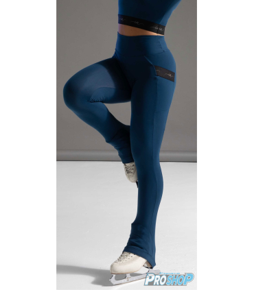 Legging IM 5330 bleu, adulte