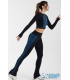 Legging IM 5529 noir/bleu, adulte