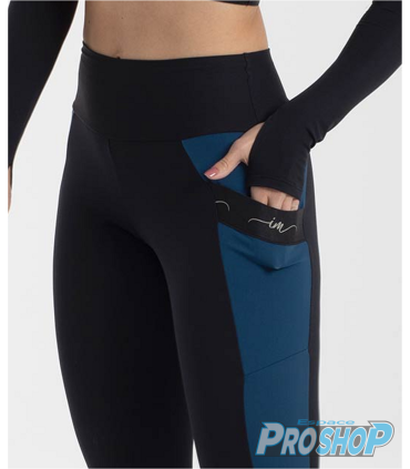 Legging IM 5529 noir/bleu, adulte