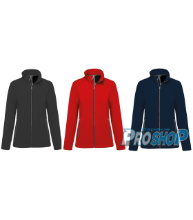 Veste de patinage en polaire chaud avec patineuse au dos en strass
