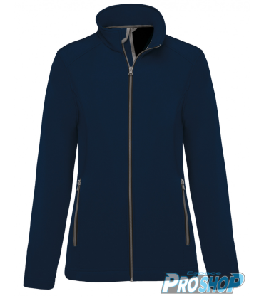 Veste de patinage en polaire chaud avec patineuse au dos en strass