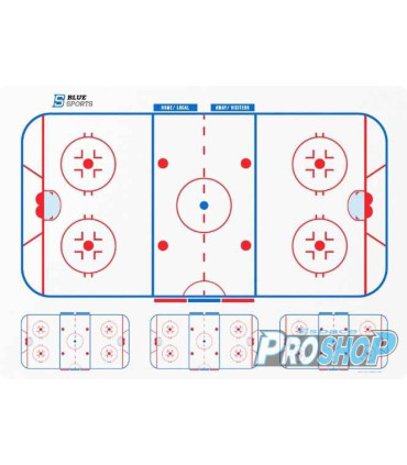 copy of Tableau de poche 11 x 15cm de hockey Topo