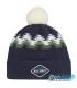 Bonnet CCM Alltside Pom Knit adulte navy