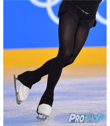 Collants de patinage derrière talon ou couvre patin