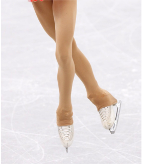 Collants de patinage derrière talon ou couvre patin